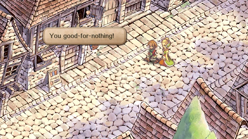 SaGa Frontier 2 Remasteredのゲーム画面（英語版）